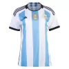 MESSI #10 New Argentina Three Stars Jersey 2022 Home Soccer Shirt Women World Cup - camisetasdefutbol