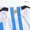 MESSI #10 New Argentina Three Stars Jersey 2022 Home Soccer Shirt World Cup - camisetasdefutbol