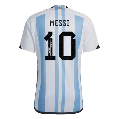 MESSI #10 New Argentina Three Stars Jersey 2022 Home Soccer Shirt World Cup - camisetasdefutbol