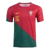 R. LEÃO #15 New Portugal Jersey 2022 Home Soccer Shirt World Cup - camisetasdefutbol