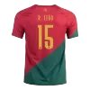 R. LEÃO #15 New Portugal Jersey 2022 Home Soccer Shirt World Cup - camisetasdefutbol