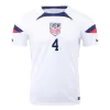 ADAMS #4 New USA Jersey 2022 Home Soccer Shirt World Cup - camisetasdefutbol