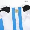 Argentina Kids Kit 2022 Home (Shirt+Shorts) - Three Stars Version - camisetasdefutbol