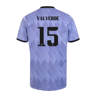 VALVERDE #15 New Real Madrid Jersey 2022/23 Away Soccer Shirt - camisetasdefutbol