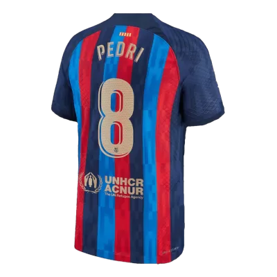 PEDRI #8 New Barcelona Jersey 2022/23 Home Soccer Shirt Authentic Version - camisetasdefutbol