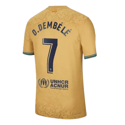 O.DEMBÉLÉ #7 New Barcelona Jersey 2022/23 Away Soccer Shirt Authentic Version - camisetasdefutbol