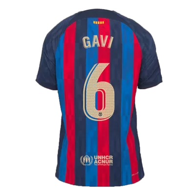 GAVI #6 New Barcelona Jersey 2022/23 Home Soccer Shirt Authentic Version - camisetasdefutbol