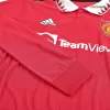 New Manchester United Jersey 2022/23 Home Soccer Long Sleeve Shirt Authentic Version - camisetasdefutbol