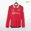 New Manchester United Jersey 2022/23 Home Soccer Long Sleeve Shirt Authentic Version - camisetasdefutbol