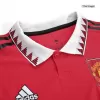 New Manchester United Jersey 2022/23 Home Soccer Long Sleeve Shirt Authentic Version - camisetasdefutbol