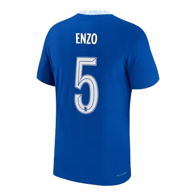 ENZO #5 New Chelsea Jersey 2022/23 Home Soccer Shirt Authentic Version - UCL - camisetasdefutbol