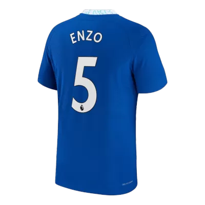 ENZO #5 New Chelsea Jersey 2022/23 Home Soccer Shirt Authentic Version - camisetasdefutbol