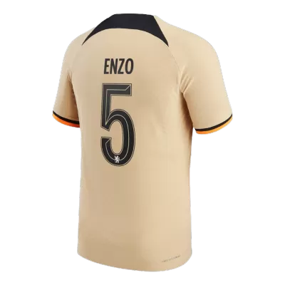 ENZO #5 New Jersey 2022/23 Third Away Soccer Shirt Authentic Version - UCL - camisetasdefutbol