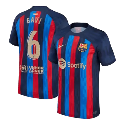 GAVI #6 New Barcelona Jersey 2022/23 Home Soccer Shirt - camisetasdefutbol