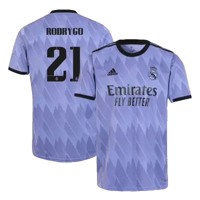 RODRYGO #21 New Real Madrid Jersey 2022/23 Away Soccer Shirt - camisetasdefutbol