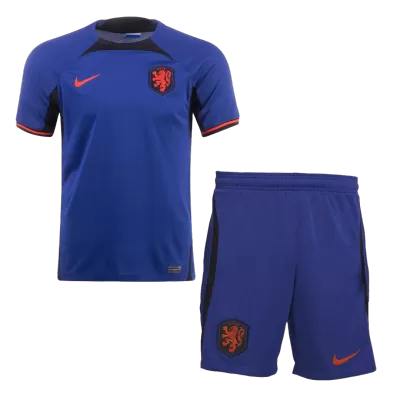 New Netherlands World Cup Soccer Kit 2022 Away (Shirt+Shorts) - camisetasdefutbol