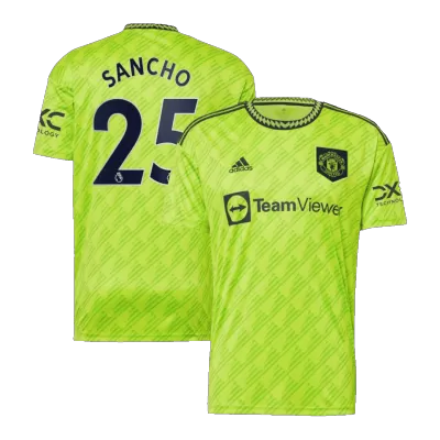 SANCHO #25 New Manchester United Jersey 2022/23 Third Away Soccer Shirt - camisetasdefutbol