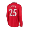 SANCHO #25 New Manchester United Jersey 2022/23 Home Soccer Long Sleeve Shirt - camisetasdefutbol