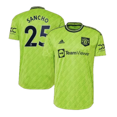 SANCHO #25 New Manchester United Jersey 2022/23 Third Away Soccer Shirt Authentic Version - camisetasdefutbol