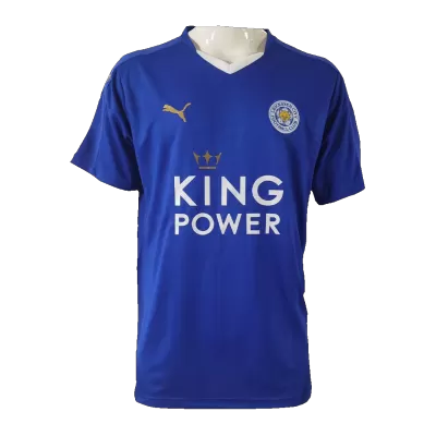 Vintage Leicester City Jersey 2015/16 Home Soccer Shirt - camisetasdefutbol