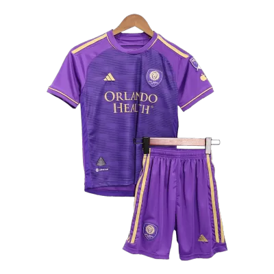 Orlando City Kids Kit 2023 Home (Shirt+Shorts) - camisetasdefutbol