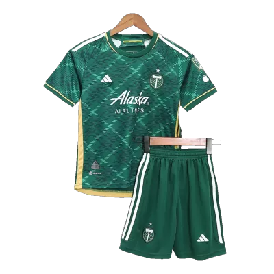 Portland Timbers Kids Kit 2023 Home (Shirt+Shorts) - camisetasdefutbol