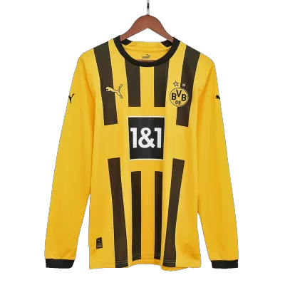 New Borussia Dortmund Jersey 2022/23 Home Soccer Long Sleeve Shirt - camisetasdefutbol