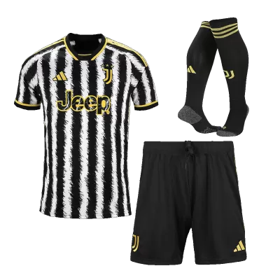 Juventus Kids Kit 2023/24 Home (Shirt+Shorts+Socks) - camisetasdefutbol