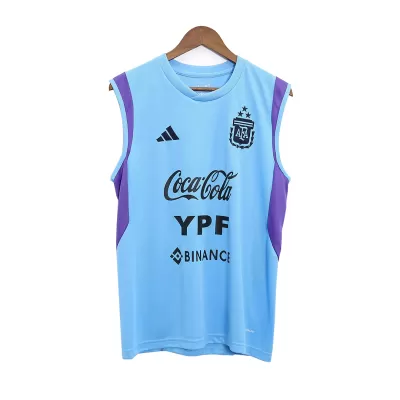 Argentina Jersey 2023 Pre-Match Soccer Sleeveless Top Blue - camisetasdefutbol