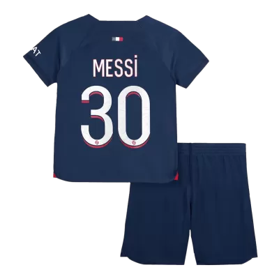 MESSI #30 PSG Kids Kit 2023/24 Home (Shirt+Shorts) - camisetasdefutbol