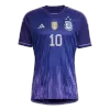 MESSI #10 New Argentina Three Stars Jersey 2022 Away Soccer Shirt Women World Cup - camisetasdefutbol