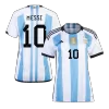 MESSI #10 New Argentina Three Stars Jersey 2022 Home Soccer Shirt Women World Cup - camisetasdefutbol