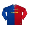 MESSI #10 Vintage Barcelona Jersey 2008/09 Home Soccer Shirt Long Sleeve - UCL Final - camisetasdefutbol