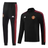 New Manchester United Training Kit (Top+Pants) 2023/24 Black - camisetasdefutbol