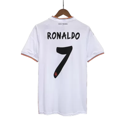 RONALDO #7 Vintage Real Madrid Jersey 2013/14 Home Soccer Shirt - camisetasdefutbol