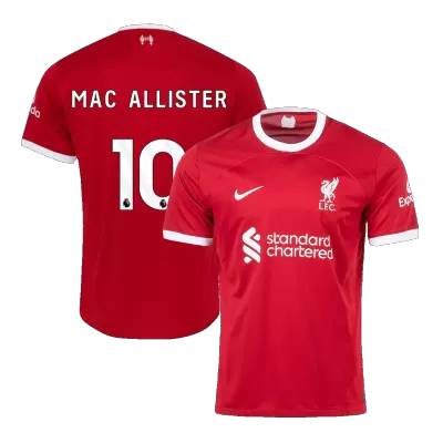 MAC ALLISTER #10 New Liverpool Jersey 2023/24 Home Soccer Shirt - camisetasdefutbol