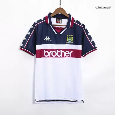 Vintage Manchester City Jersey 1997/98 Away Soccer Shirt - camisetasdefutbol