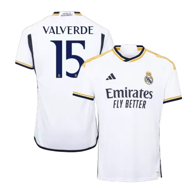 VALVERDE #15 New Real Madrid Jersey 2023/24 Home Soccer Shirt - camisetasdefutbol