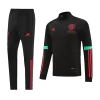 New Manchester United Training Kit (Top+Pants) 2023/24 Black - camisetasdefutbol