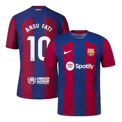 ANSU FATI #10 New Barcelona Jersey 2023/24 Home Soccer Shirt Authentic Version - camisetasdefutbol