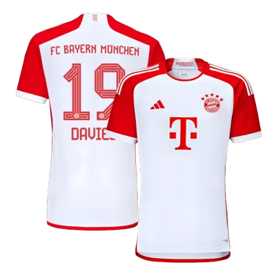 DAVIES #19 New Bayern Munich Jersey 2023/24 Home Soccer Shirt - camisetasdefutbol