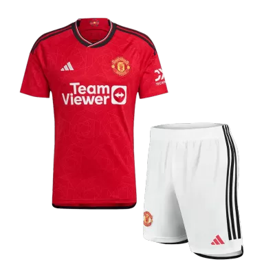 New Manchester United Soccer Kit 2023/24 Home (Shirt+Shorts) 
 - camisetasdefutbol