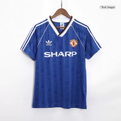 Vintage Manchester United Jersey 88/90 Away Soccer Shirt - camisetasdefutbol