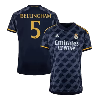 BELLINGHAM #5 New Real Madrid Jersey 2023/24 Away Soccer Shirt - camisetasdefutbol