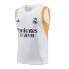 Real Madrid Jersey 2023/24 Pre-Match Soccer Sleeveless Top White - camisetasdefutbol