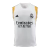 Real Madrid Jersey 2023/24 Pre-Match Soccer Sleeveless Top White - camisetasdefutbol