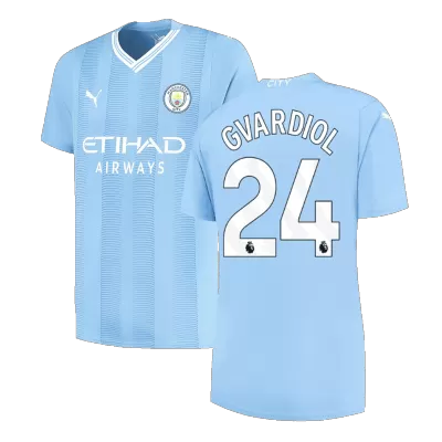 GVARDIOL #24 New Manchester City Jersey 2023/24 Home Soccer Shirt - camisetasdefutbol