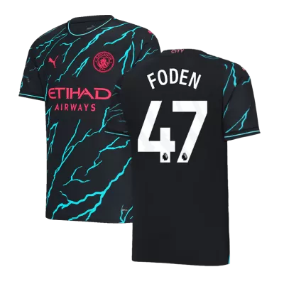 FODEN #47 New Manchester City Jersey 2023/24 Third Away Soccer Shirt - camisetasdefutbol