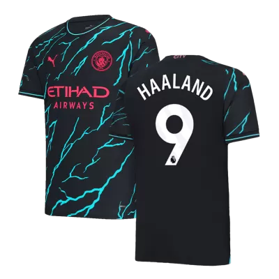 HAALAND #9 New Manchester City Jersey 2023/24 Third Away Soccer Shirt - camisetasdefutbol