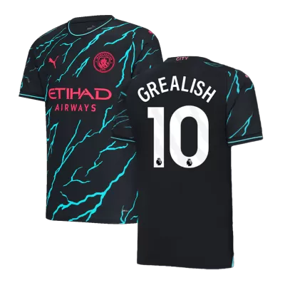 GREALISH #10 New Manchester City Jersey 2023/24 Third Away Soccer Shirt - camisetasdefutbol